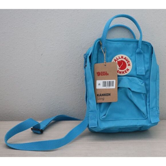 Fjallraven 23797-532 Unisex Turqoise Kanken Mini Crossbody Sling Shoulder Bag - Picture 1 of 9